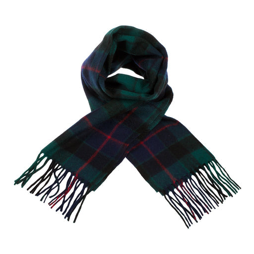 Cashmere scarf Morrison Green tartan | Scottish clan tartan