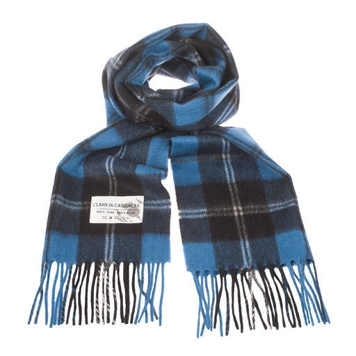 Cashmere scarf Ramsay Blue tartan | Scottish clan tartan