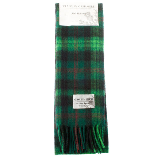 Cashmere scarf Ross Hunting tartan | Scottish clan tartan