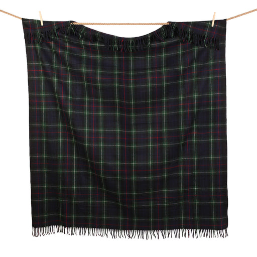 Highland Wool Blend Tartan Blanket / Mackenzie