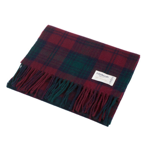 Lambswool scarf Lindsay tartan | Scottish clan tartan scarf