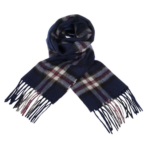 Cashmere Scarf | Thomson Navy - Scottish tartan