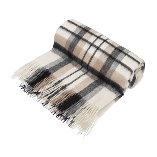 Lambswool Blanket Macduff Natural | 100% Lambswool