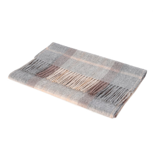 Lambswool Wide Scarf | Mackellar Natural