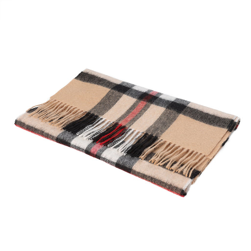 Lambswool Wide Scarf | Thomson Camel