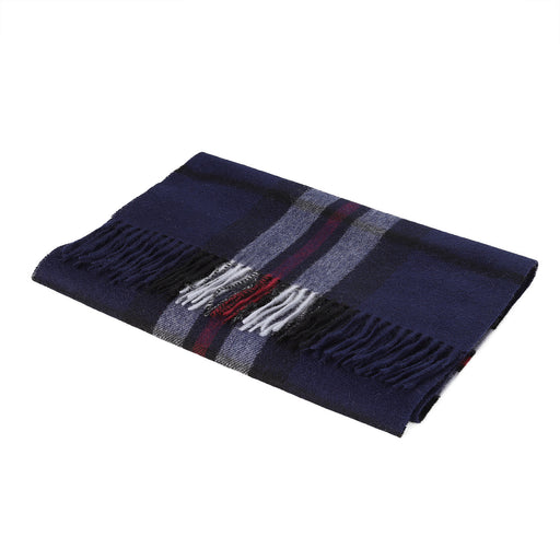 Lambswool Wide Scarf | Thomson Navy