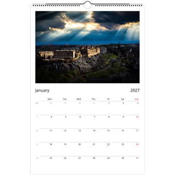Edinburgh calendar 2027