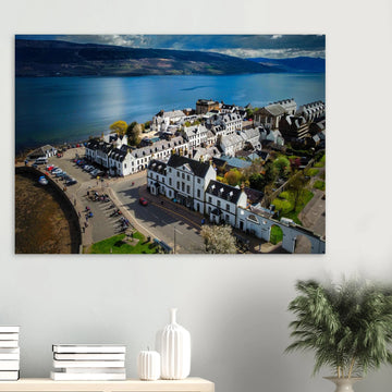Inveraray wall art poster Loch Fyne Scotland townscape