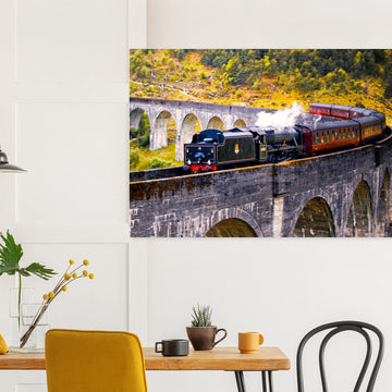 Glenfinnan viaduct wall art poster print premium matte