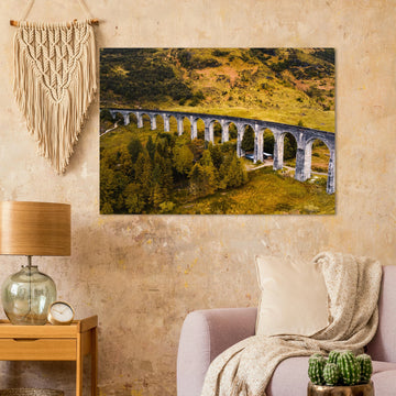 Glenfinnan Viaduct Scotland print wall art FIFE