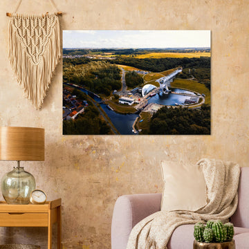 Falkirk Wheel wall art premium matte poster