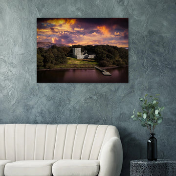 Loch Leven Castle Fife Scotland poster on premium matte paper