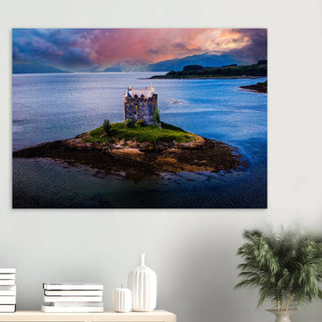 Castle Stalker wall art poster print premium matte