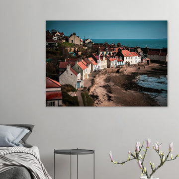 Pittenweem village wall art gift for Scotland coastal lovers and Pittenweem Arts Festival visitors