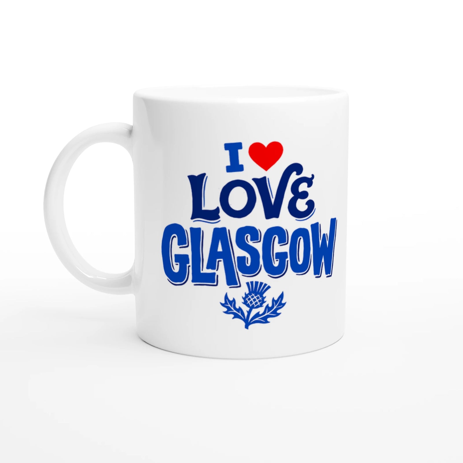 Scottish Mugs | I Love Glasgow  -  Coffee Mug