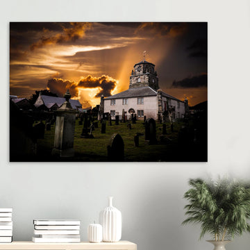 Burntisland parish church Fife Scotland poster on premium matte paper