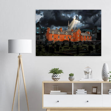 Abbot House Dunfermline Scotland poster on premium matte paper