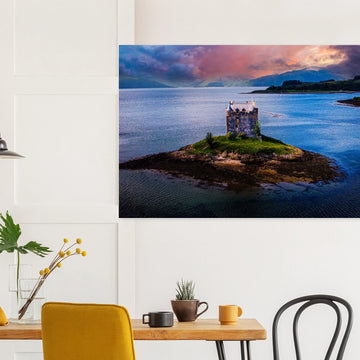 Castle Stalker wall art poster print premium matte