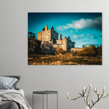 Craigmillar castle wall art poster print premium matte