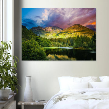Scottish Highlands wall art poster print premium matte