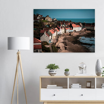 Pittenweem village wall art gift for Scotland coastal lovers and Pittenweem Arts Festival visitors
