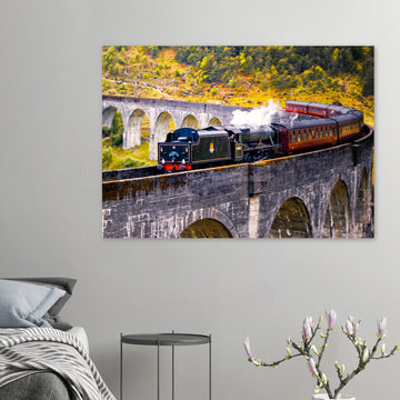 Glenfinnan viaduct wall art poster print premium matte