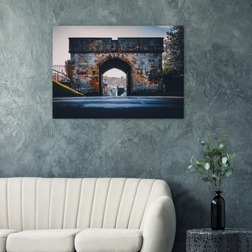 Linlithgow Palace gate wall art premium matte poster