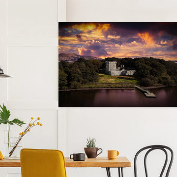 Loch Leven Castle Fife Scotland poster on premium matte paper