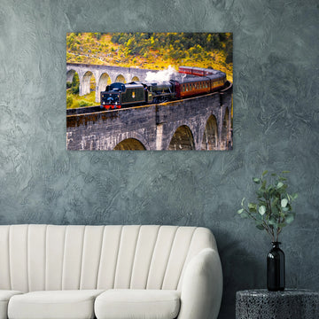 Glenfinnan viaduct wall art poster print premium matte