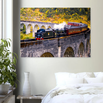 Glenfinnan viaduct wall art poster print premium matte