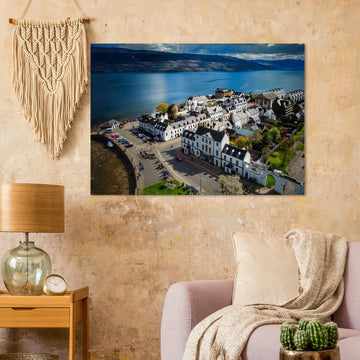 Inveraray wall art poster Loch Fyne Scotland townscape