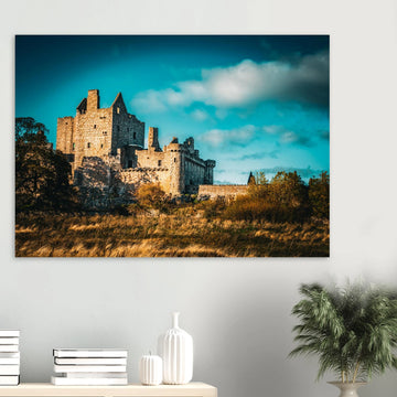 Craigmillar castle wall art poster print premium matte