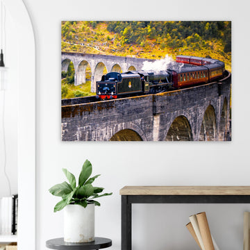 Glenfinnan viaduct wall art poster print premium matte