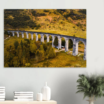 Glenfinnan Viaduct Scotland scenic poster print