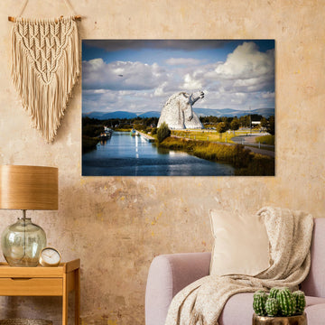 The Kelpies Falkirk Scotland poster on premium matte paper