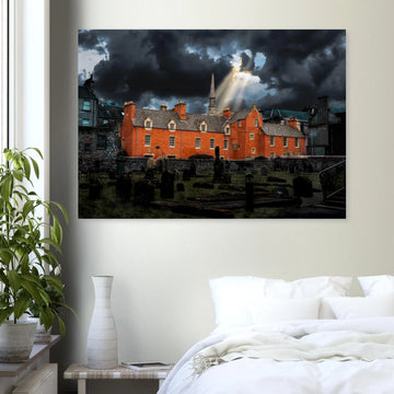 Abbot House Dunfermline Scotland poster on premium matte paper
