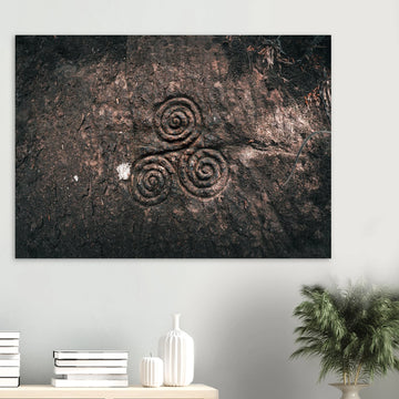 Triskelion wall art poster Midlothian Scotland premium matte