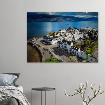 Inveraray wall art poster Loch Fyne Scotland townscape