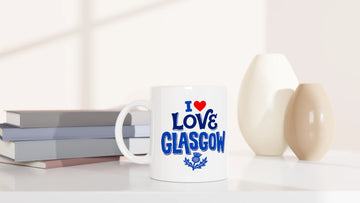 Scottish Mugs | I Love Glasgow  -  Coffee Mug
