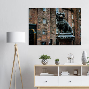 Greyfriars Bobby wall art print of famous Edinburgh statue
