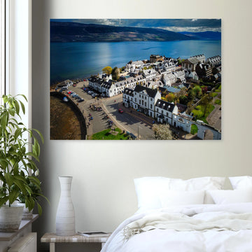 Inveraray wall art poster Loch Fyne Scotland townscape
