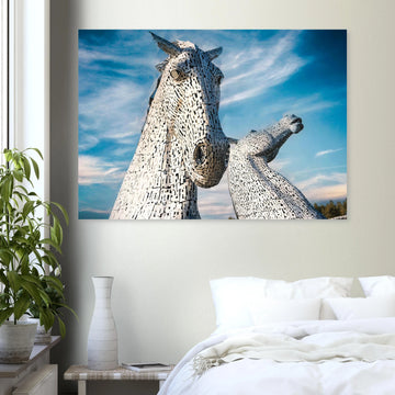 The Kelpies Closeup Falkirk wall art print