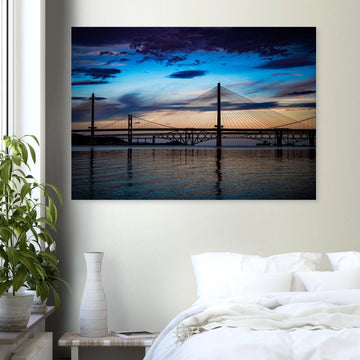 Forth Bridge Scotland sunset print on premium matte paper
