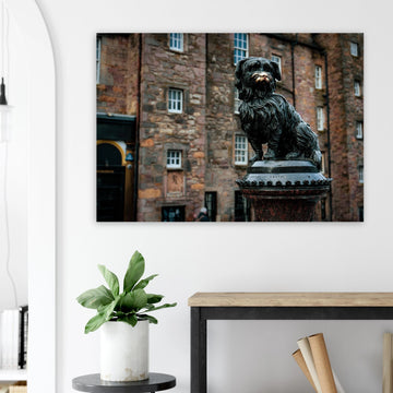 Greyfriars Bobby wall art print of famous Edinburgh statue