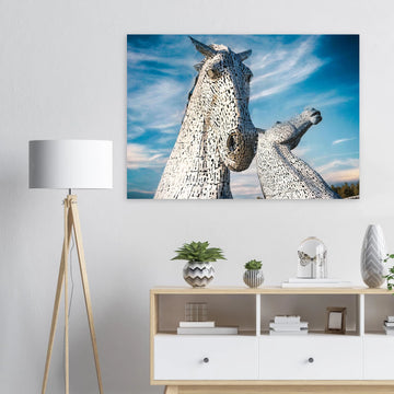 The Kelpies Closeup Falkirk wall art print