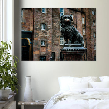 Greyfriars Bobby wall art print of famous Edinburgh statue