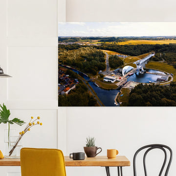 Falkirk Wheel wall art premium matte poster