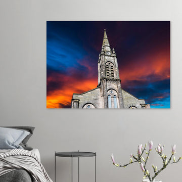 Guru Nanak Gurdwara Edinburgh Scotland poster on premium matte paper
