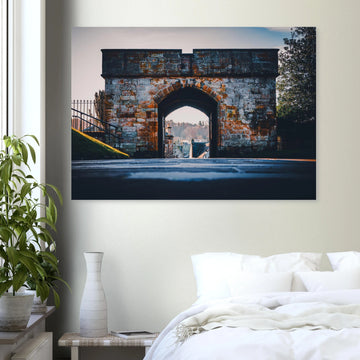 Linlithgow Palace gate wall art premium matte poster
