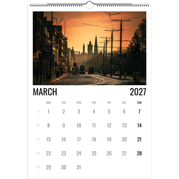 Edinburgh calendar 2027